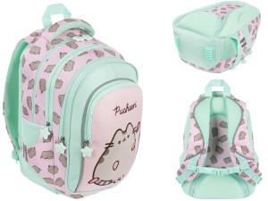 PUSHEEN Pink PLECAK SZKOLNY dla DZIEWCZYNKI 4-komorowy BPL58 Kot kotek