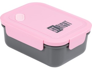 ST.RIGHT Pojemnik na Jedzenie lunch ŚNIADANIÓWKA Lunchbox 1200ml PINK&GREY