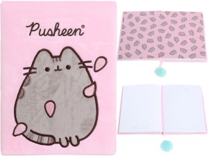 PUSHEEN Pluszowy PAMIĘTNIK The Cat Kotek Plusz Włochacz 96 kartek NOTES A5