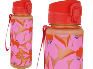 COOLPACK Bidon BRISK FLORES ROSA 600 ml BLOKADA Wylania Butelka Na Wodę