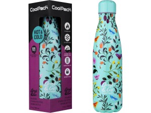 COOLPACK Termos BUTELKA TERMICZNA Na Napoje BIDON 500 ml Cherry Tree Kwiatki
