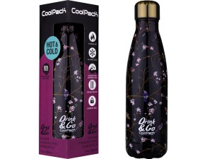 COOLPACK Termos BUTELKA TERMICZNA Na Napoje BIDON 500ml Vilnius Kwiatki