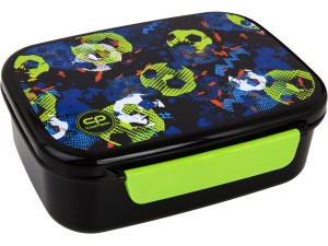 COOLPACK Śniadaniówka z PRZEGRÓDKĄ FOODYX Football Blue Lunchbox Piłka