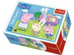 TREFL Mini PUZZLE 54 elementy ŚWINKA PEPPA PIG Kemping