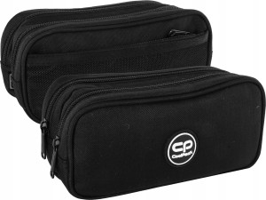 COOLPACK Piórnik SASZETKA Podwójna DUKE Black 065769